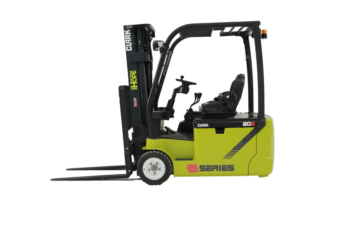 Clark three-wheel electric counterbalance forklift