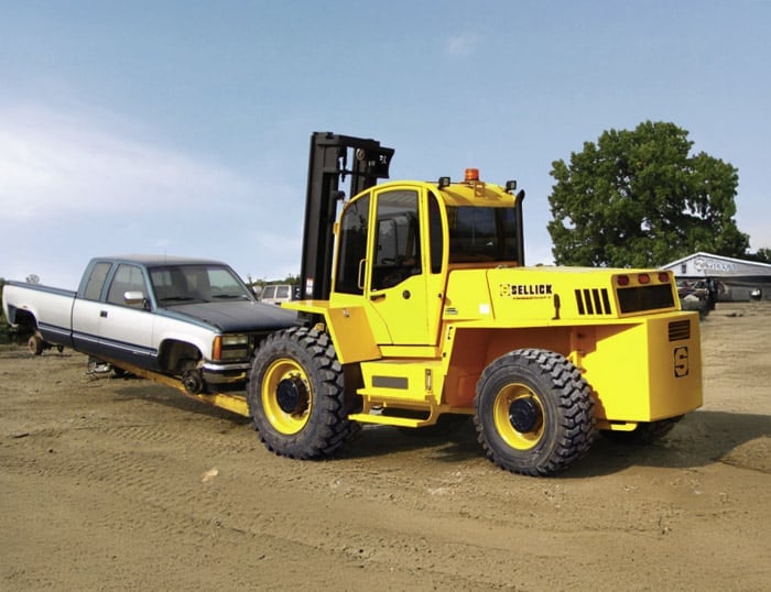 Sellick S162 heavy rough-terrain forklift